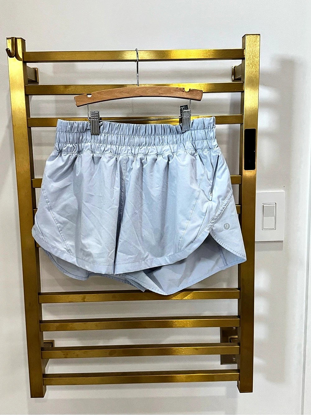 Lululemon track that  Lined Short 4" Shorts Blue